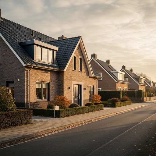 Jaren-80 vrijstaande woning in West Maas en Waal met antraciet kunststof kozijnen