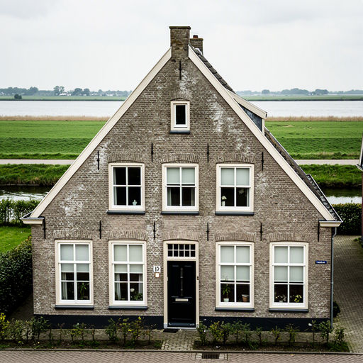 Vrijstaande woning in Nijmegen met nieuwe witte kunststof kozijnen en uitzicht op de Waal