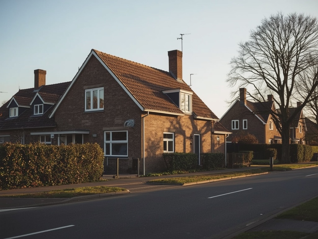 Jaren-80 vrijstaande woning in Druten met antraciet kunststof kozijnen