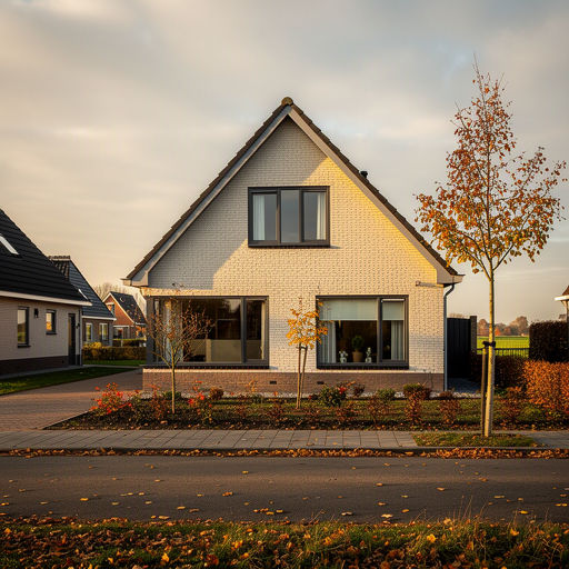 Jaren-80 vrijstaande woning in Wijchen met antraciet kunststof kozijnen
