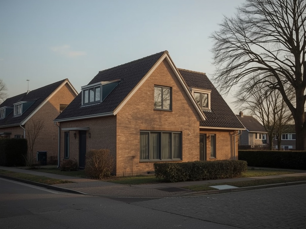 Vrijstaand jaren 80-huis in Beuningen voorzien van antraciet kunststof kozijnen