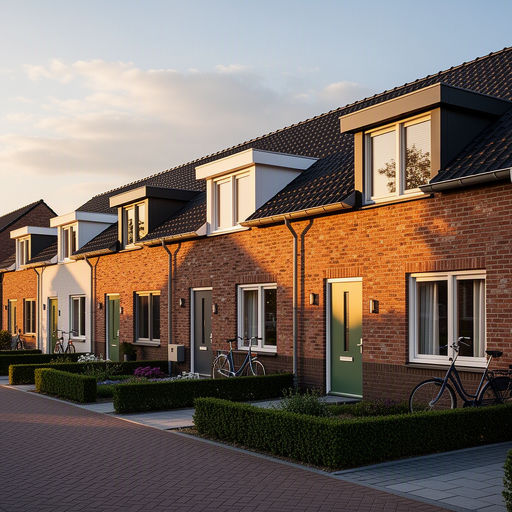 Monteur plaatst kunststof kozijnen bij een woning in Druten